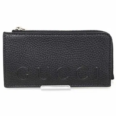 Pre-owned Gucci Silver Yellow Leather Card Wallet ()