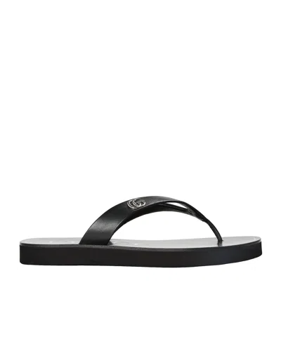 Gucci Simple Flip-flops In Black