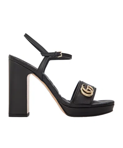 Gucci Simple High-heeled Sandals In Yellow