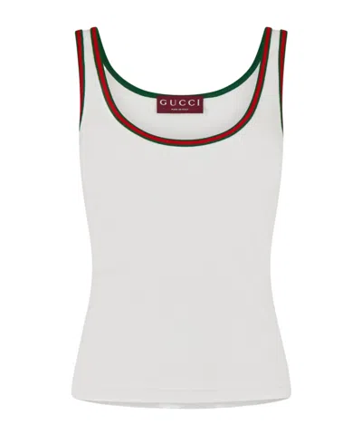Gucci Simple Vest In White