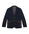 Gucci Single-breasted Blazer In Black