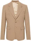 Gucci Einreihiges Sakko Mit Gg In Nude