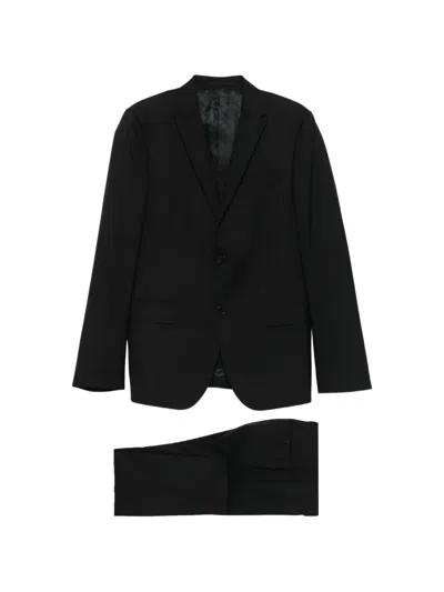 Pre-owned Gucci Single-breasted Suit In Black