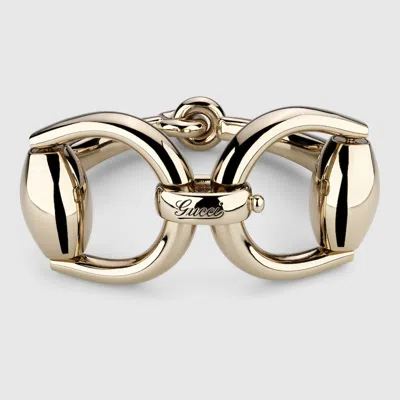 Gucci Single Horsebit Bracelet In Gold-toned Metal