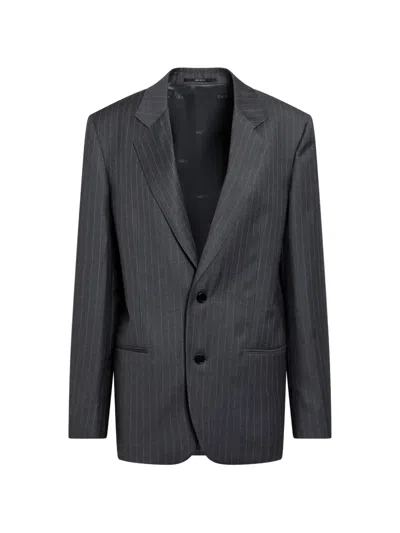 Gucci Single-breasted Blazer In Black