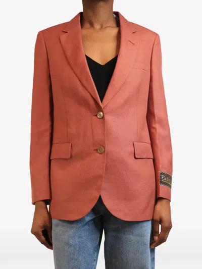 Pre-owned Gucci Single-breasted Blazer In Pink