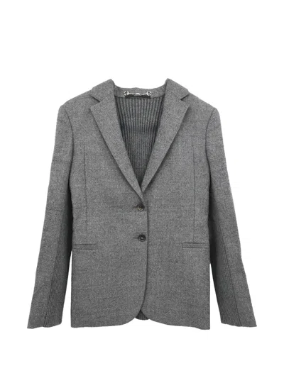 Pre-owned Gucci Single-breasted Jacket In Grey