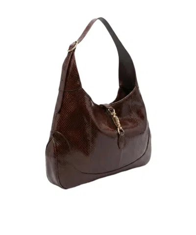 Gucci Single-shoulder Bag With Adjustable Strap In Burgundy