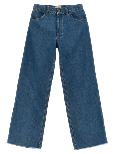 Gucci Kids' Skate Jeans In Blue