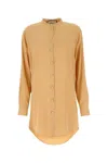 Gucci Satin Shirt With Pleated Back And Point Collar