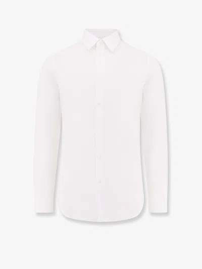 Gucci Skinny Fit Cotton Shirt With Buttons Closure And Long Sleeve In White
