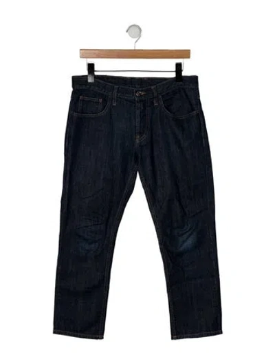 Pre-owned Gucci Skinny Jeans In Blue