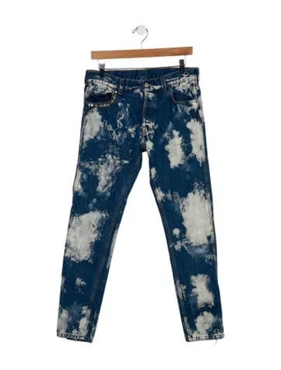 Pre-owned Gucci Skinny Jeans In Blue