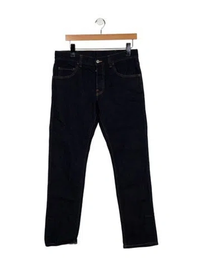 Pre-owned Gucci Skinny Jeans In Blue