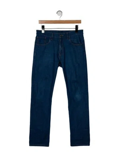 Pre-owned Gucci Skinny Jeans In Blue