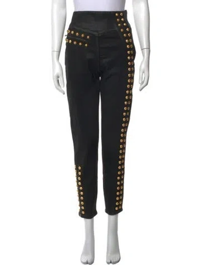 Pre-owned Gucci Skinny Leg Pants In Black