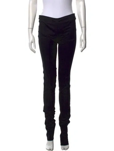 Pre-owned Gucci Skinny Leg Pants In Black