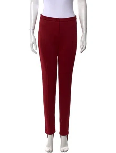 Pre-owned Gucci Skinny Leg Pants In Red