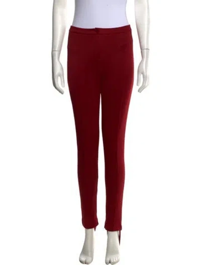 Pre-owned Gucci Skinny Leg Pants W/ Tags In Burgundy