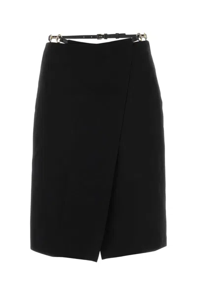 Gucci Wool Skirt In Black