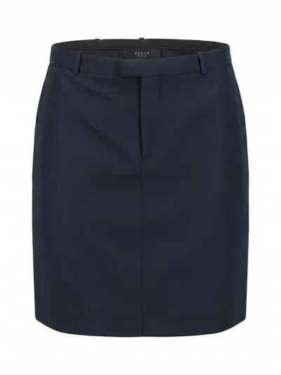 Gucci Skirt In Blue