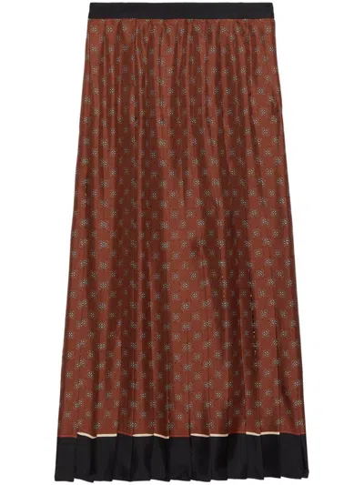 Gucci Skirt Clothing In Brown