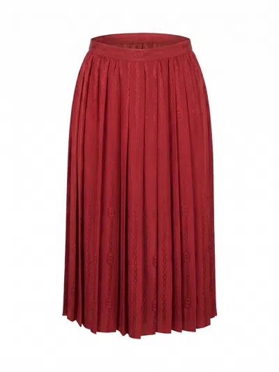 Gucci Skirt In Red