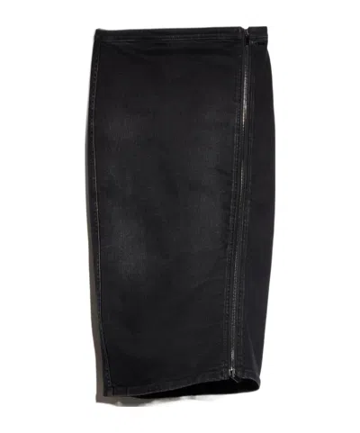 Gucci Skirt With Side Opening In Black