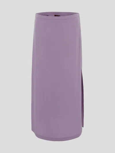 Gucci Mid-lenght Skirt In Purple