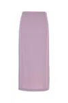 Gucci Women Lilac Crepe Skirt