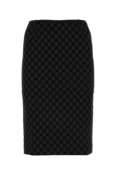 Gucci Skirt In Black/mix