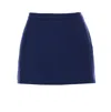 Gucci Cotton-blend Miniskirt In Blue