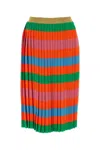 Gucci Women's Multicolor Viscose Blend Skirt | Size Medium | 743210xkc8i Color 7548 In Multicoloured