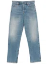 Gucci Washed Straight-leg Boyfriend Jeans In Sky Blue