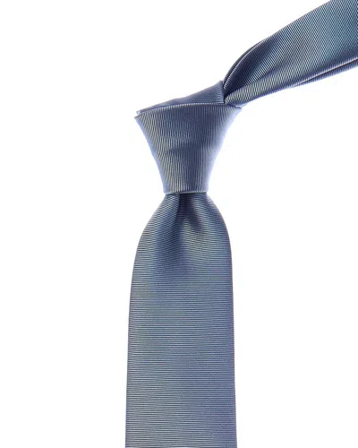 Gucci Sky Blue Underbit Jacquard Silk Tie In Pattern