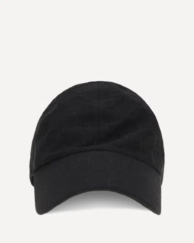 Gucci Skylar Base Jersey Baseball Cap In Black