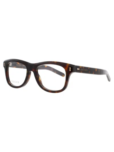 Gucci Sleek Acetate Eyeglasses For Men In Green