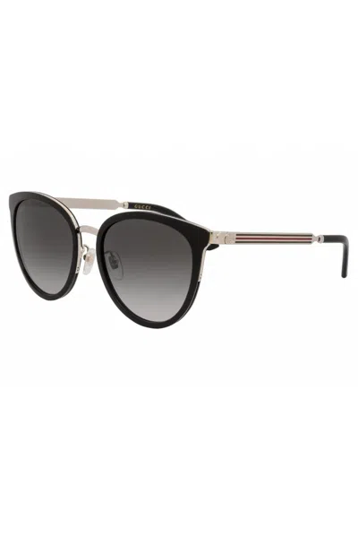 Gucci Sleek Cat Eye Mini Women's Sunglasses In Black