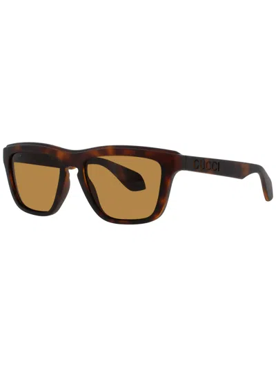 Gucci Sleek Men's Mini Fashion Sunglasses In Brown