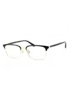 Gucci Eyewear Rectangular Frame Glasses In Black