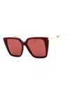 Gucci Sleek Rectangular Mini Sunglasses For Women In Neutral