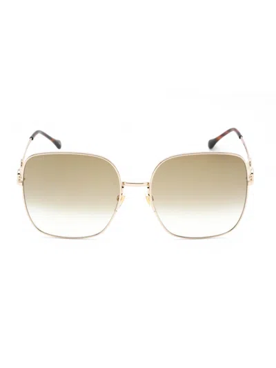 Gucci Sleek Rectangular Sunglasses For Women In Pattern