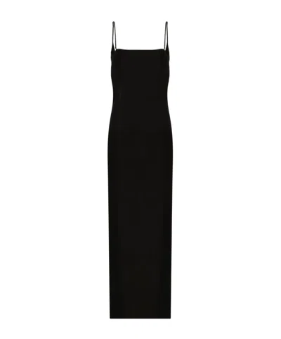Gucci Sleeveless Low-back Maxi Dress In Black
