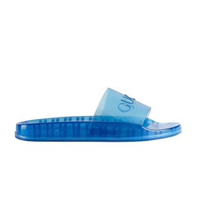 Pre-owned Gucci Slide Sandal 'transparent Blue'