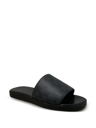 Gucci Slide Sandals In Black