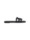 Gucci Women Gg Interlocking Slides In Black