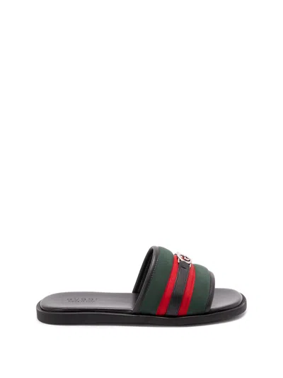 GUCCI SLIDES WITH `WEB`