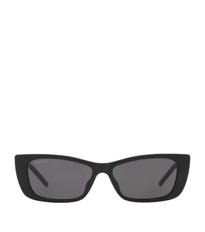 Gucci Slim Cat-eye Sunglasses In Black