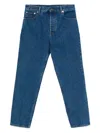 Gucci Men Slim Fit Denim Cotton Jeans In Blue