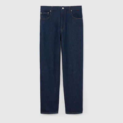 GUCCI GUCCI SLIM FIT COTTON DENIM PANT